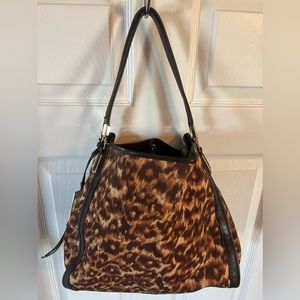 Coach Madison Ocelot Print Phoebe Shoulder Bag